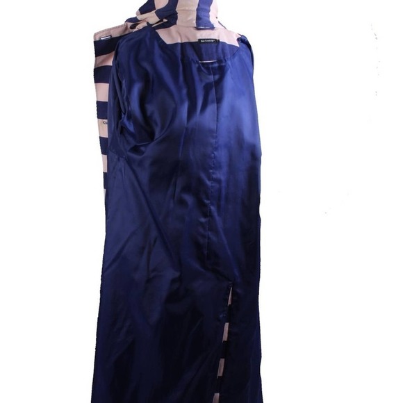 Marimekko "Kumu" Striped Trench Coat 38 M/L - Picture 10 of 10
